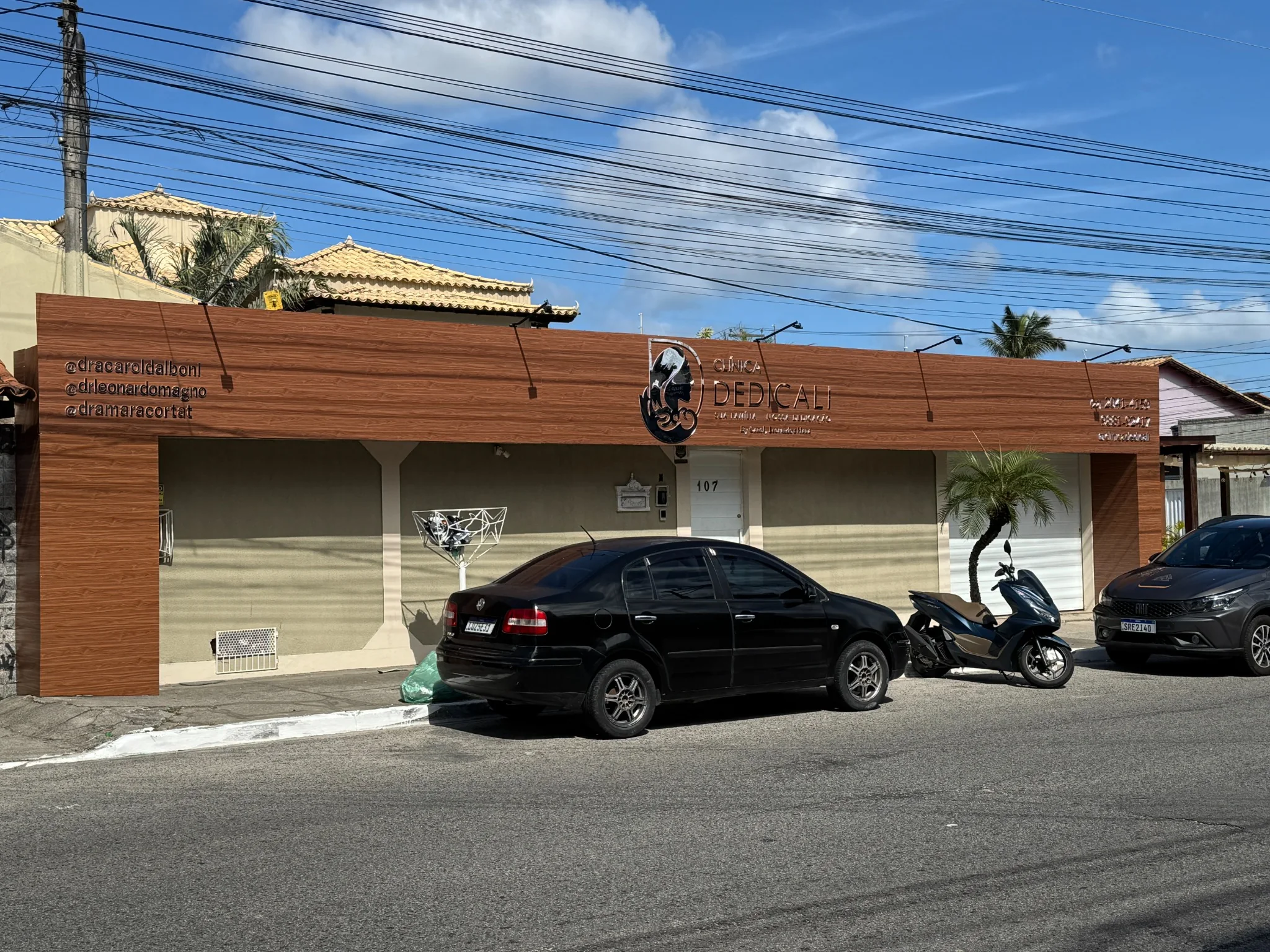 Fachada da Clínica Dedicali em Cabo Frio